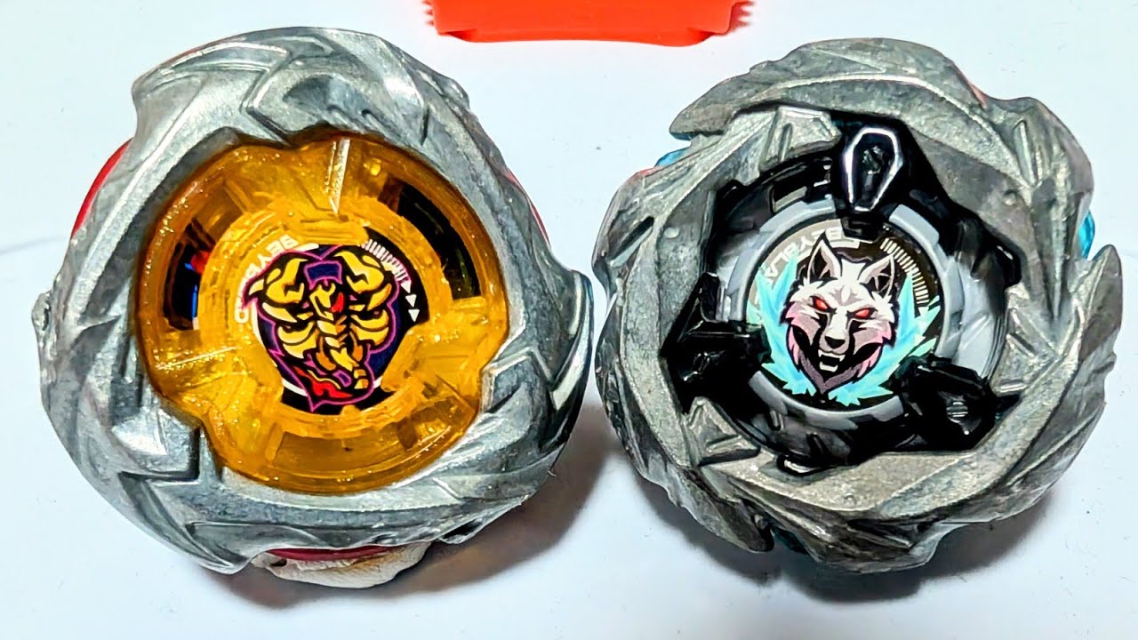 Scorpio Spear 0-70Z VS Silver Wolf 3-80FB Beyblade X - YouTube