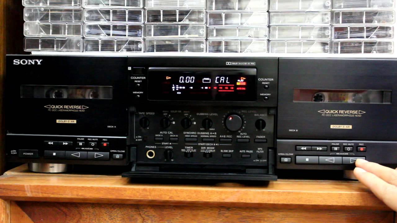 Chinh BIAS Dau Cassette Deck SONY TC-WR905S - YouTube
