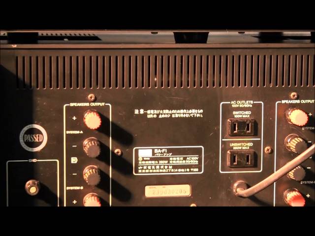 サンスイ祭1】 SANSUI 山水 CA-F1 プリアンプ BA-F1 パワーアンプ