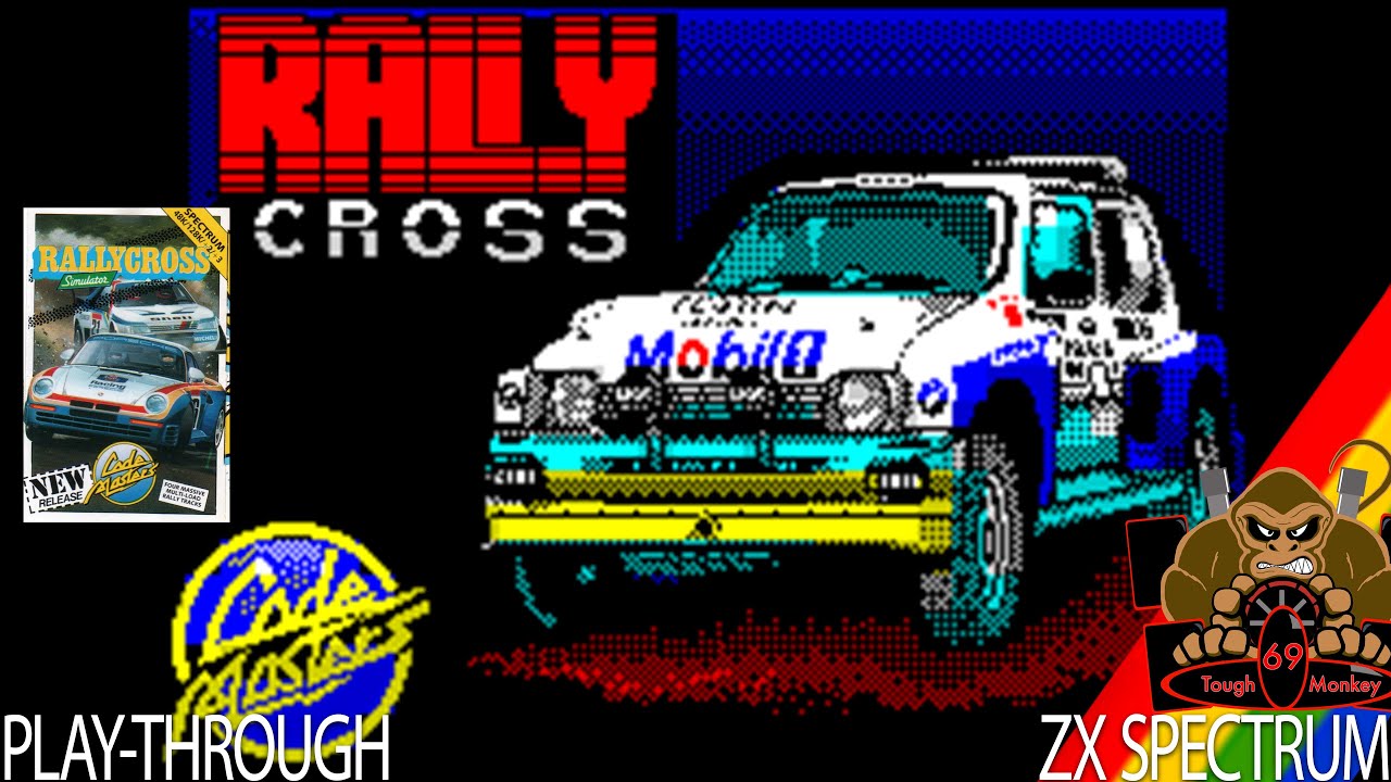 Rally Cross Simulator by Codemasters - 1990 - Sinclair ZX Spectrum