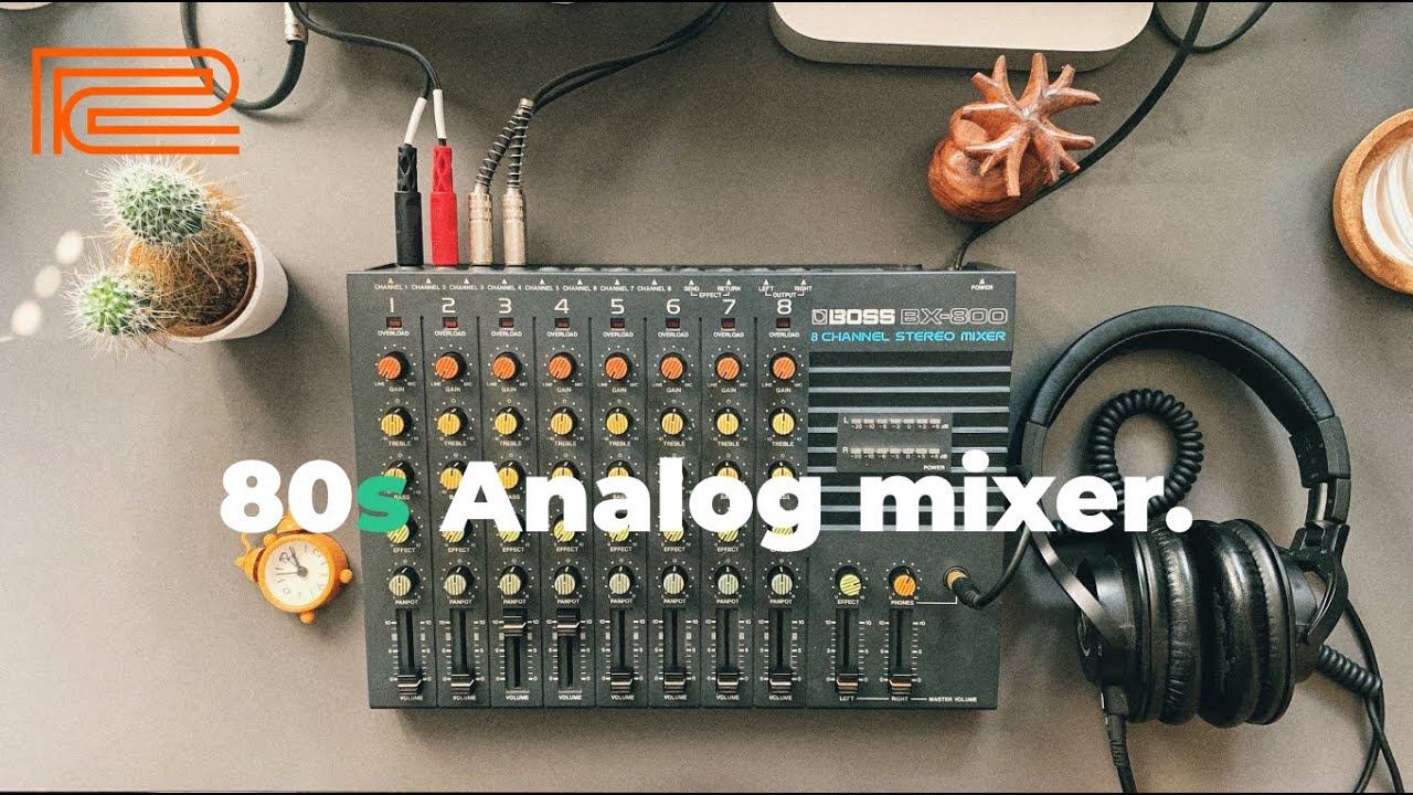 Roland Boss BX 800: 80sHome studio analog mixer - YouTube