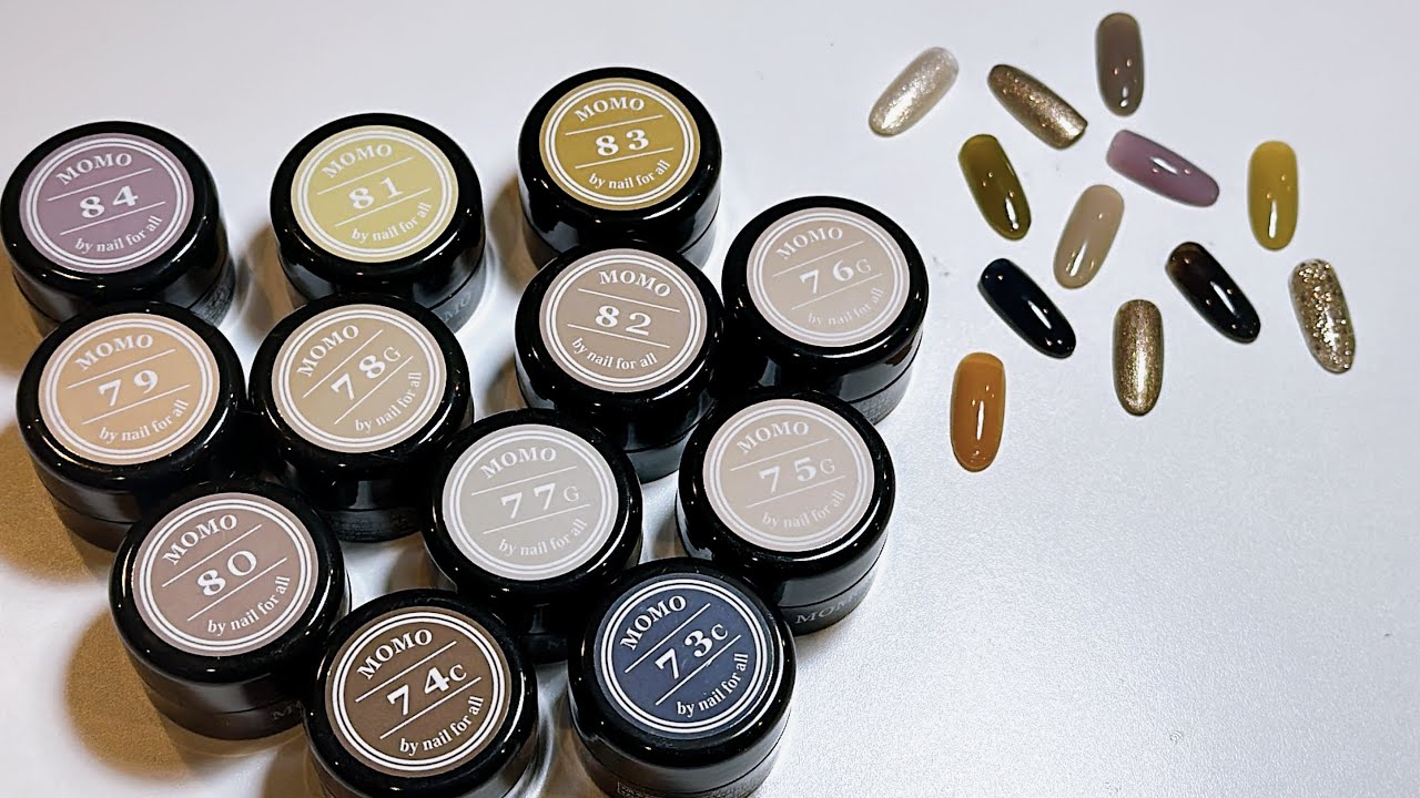 MOMO 新色】グリッターが薄々でコスパ最強のジェル爆誕 - YouTube