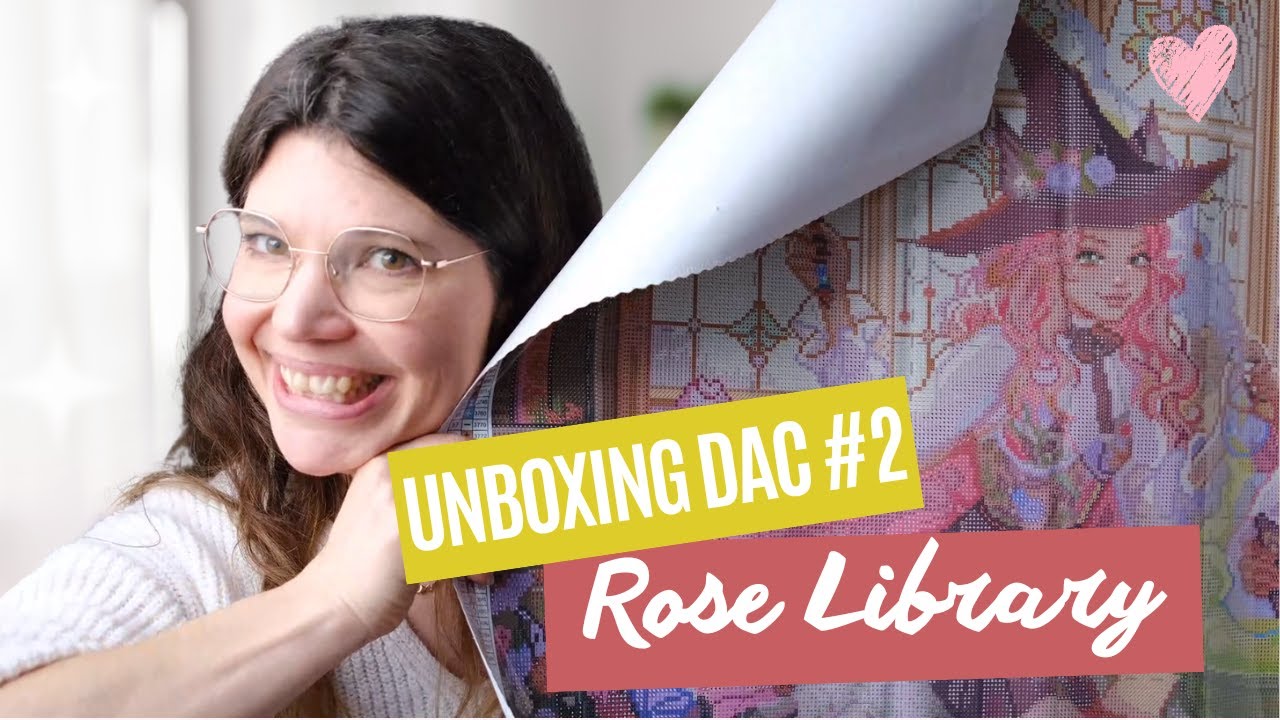 Unboxing Diamond Art Club ✨ Rose Library – Huge favorite? - YouTube