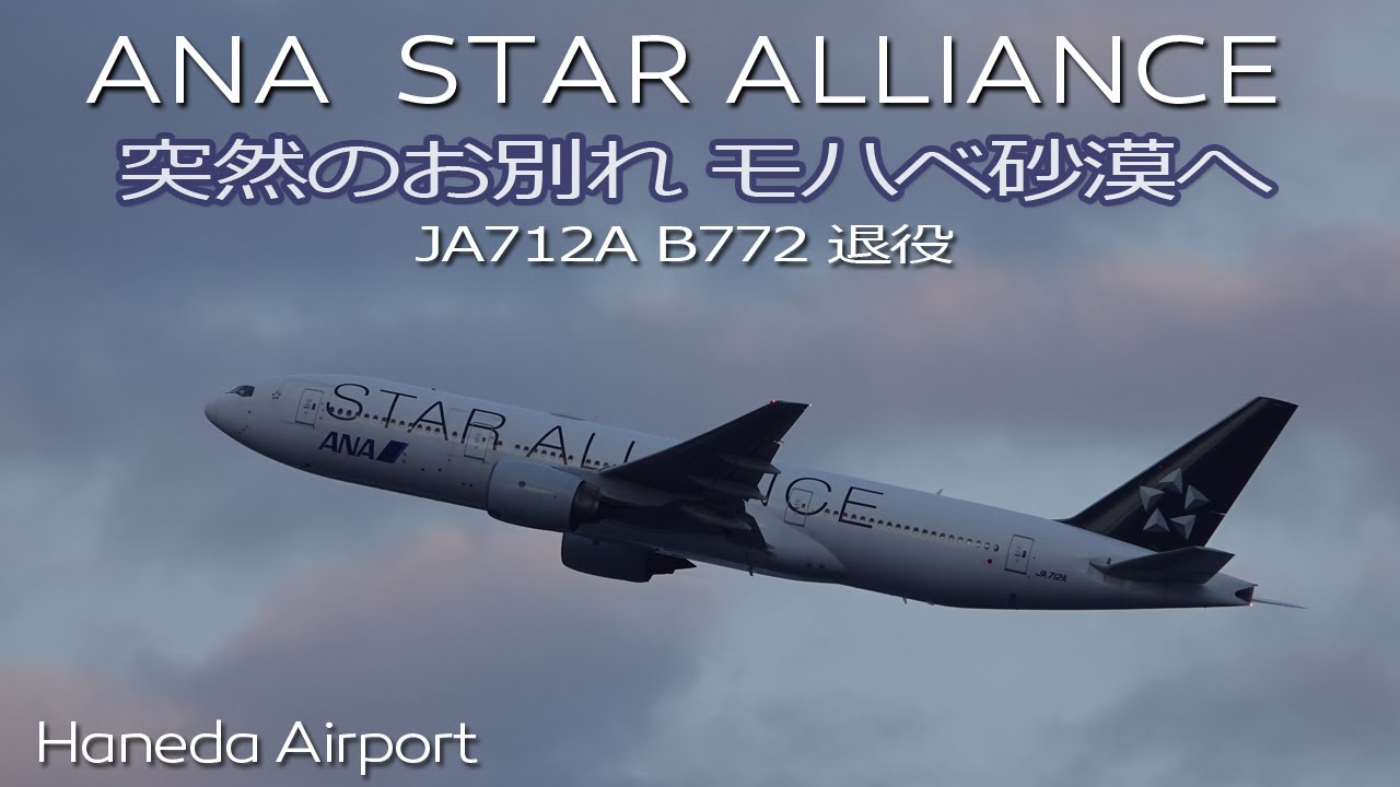 ANA スターアライアンス STAR ALLIANCE Livery B777-200 (JA712A) 突然
