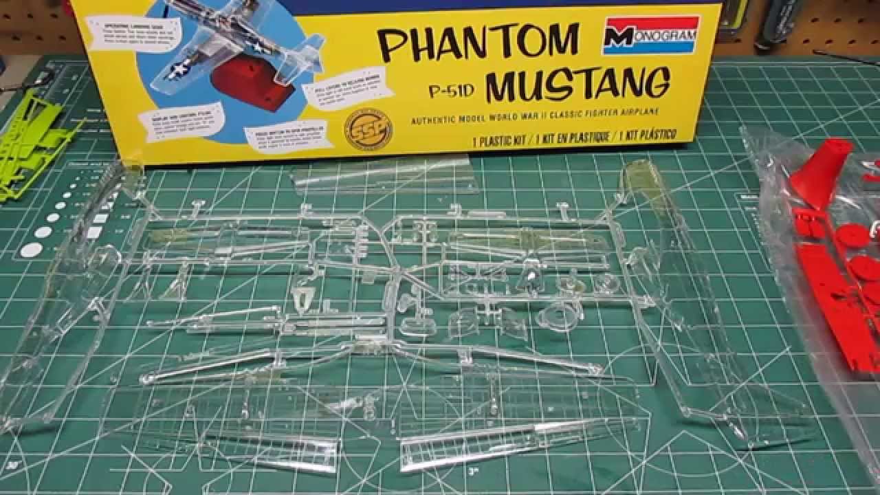 Monogram 1/32 Phantom Mustang Model Kit 850067 Open Box Review
