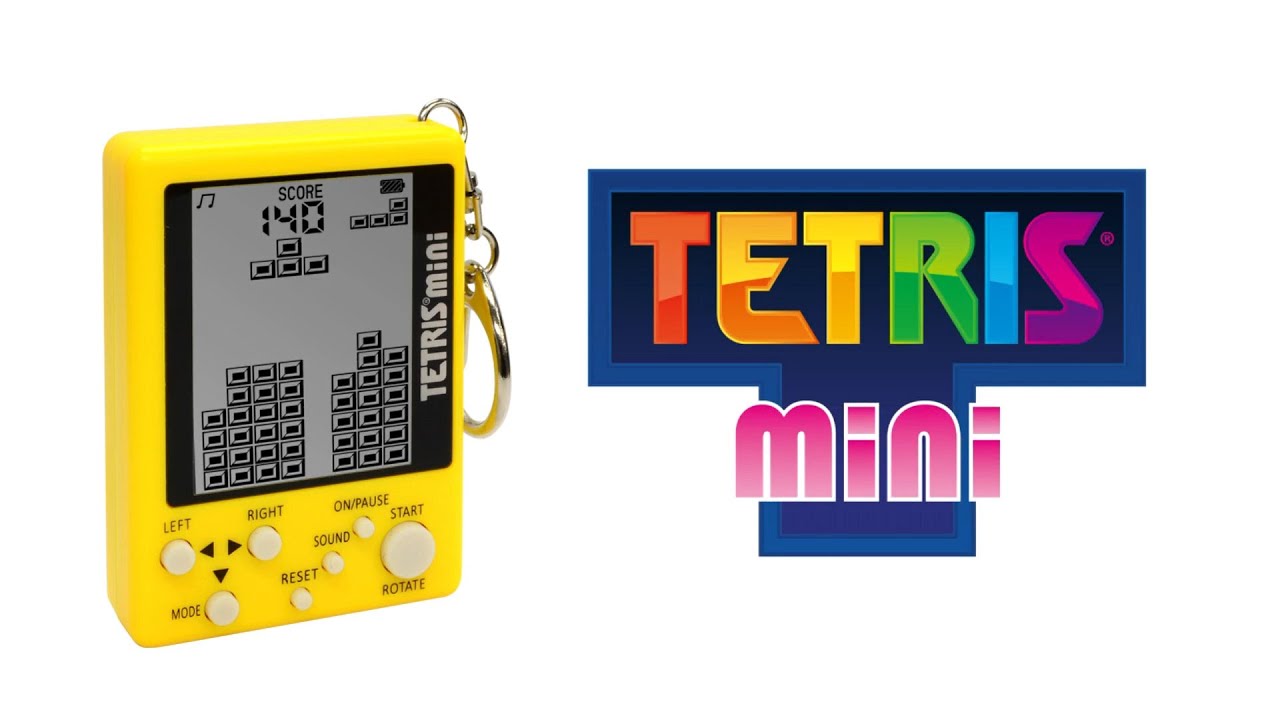 テトリス®公式ライセンス商品 テトリス®ミニ ゲームテック - YouTube