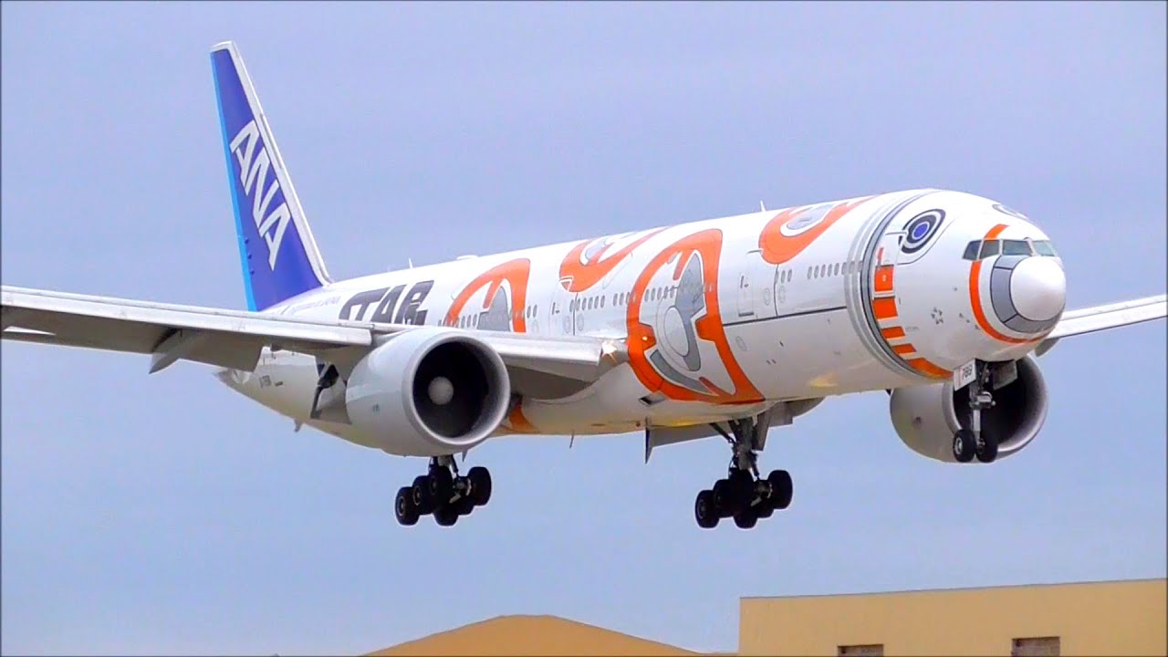 ☆新品 STAR WARS BB-8 ANA JET BOEING 777 模型 スターウォーズ BB-8