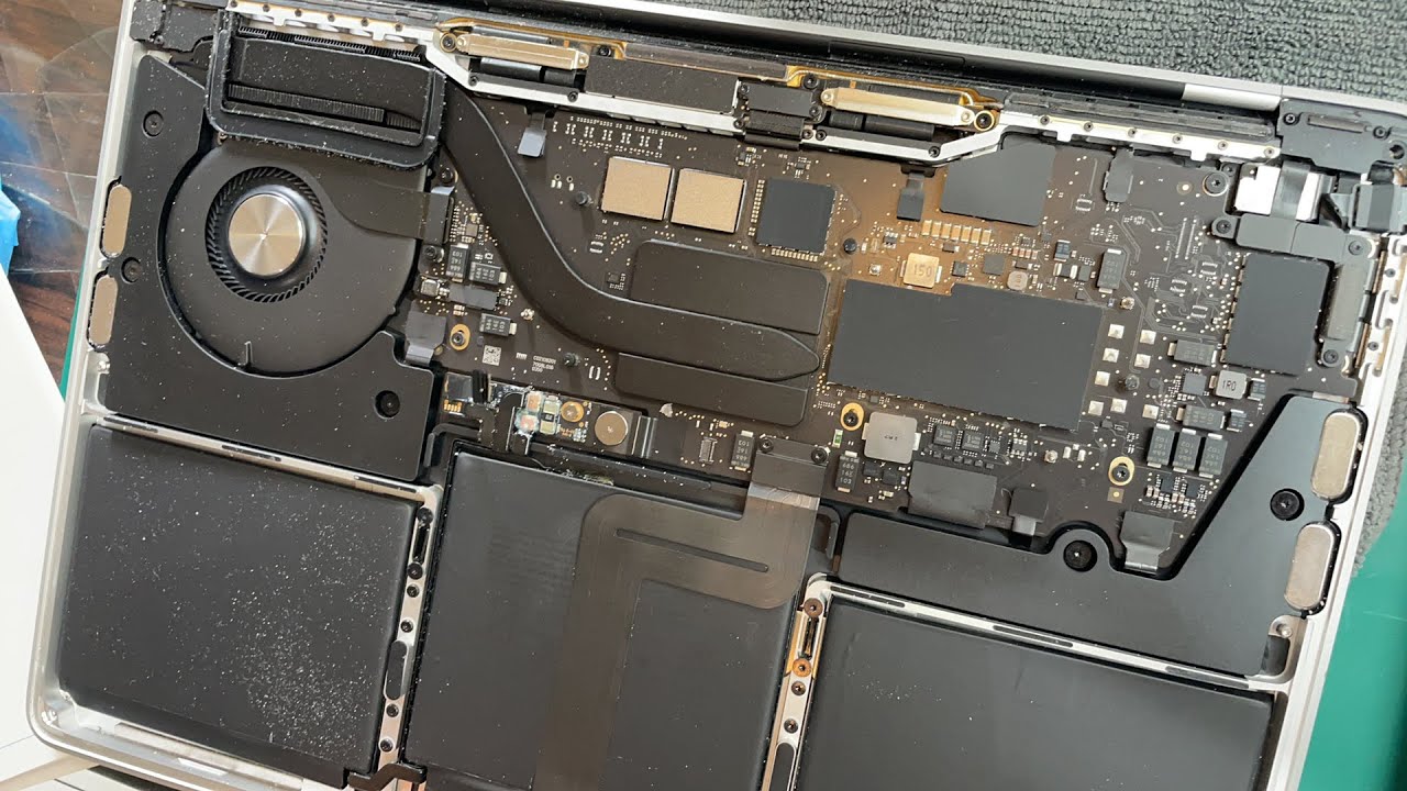 MacBook Pro 2020 M1 起動しない反応無しロジックボード基板修理 - YouTube