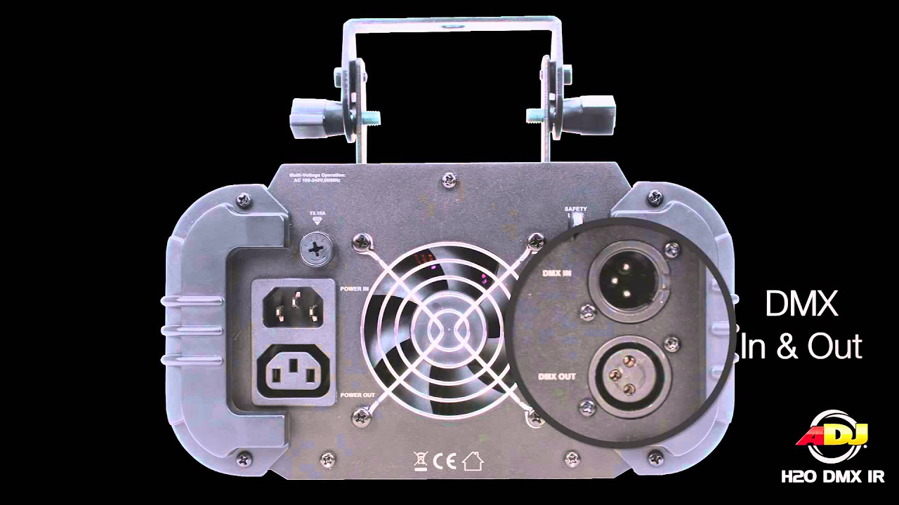 American DJ H20 DMX IR Pro Simulated Water Effect Light - YouTube