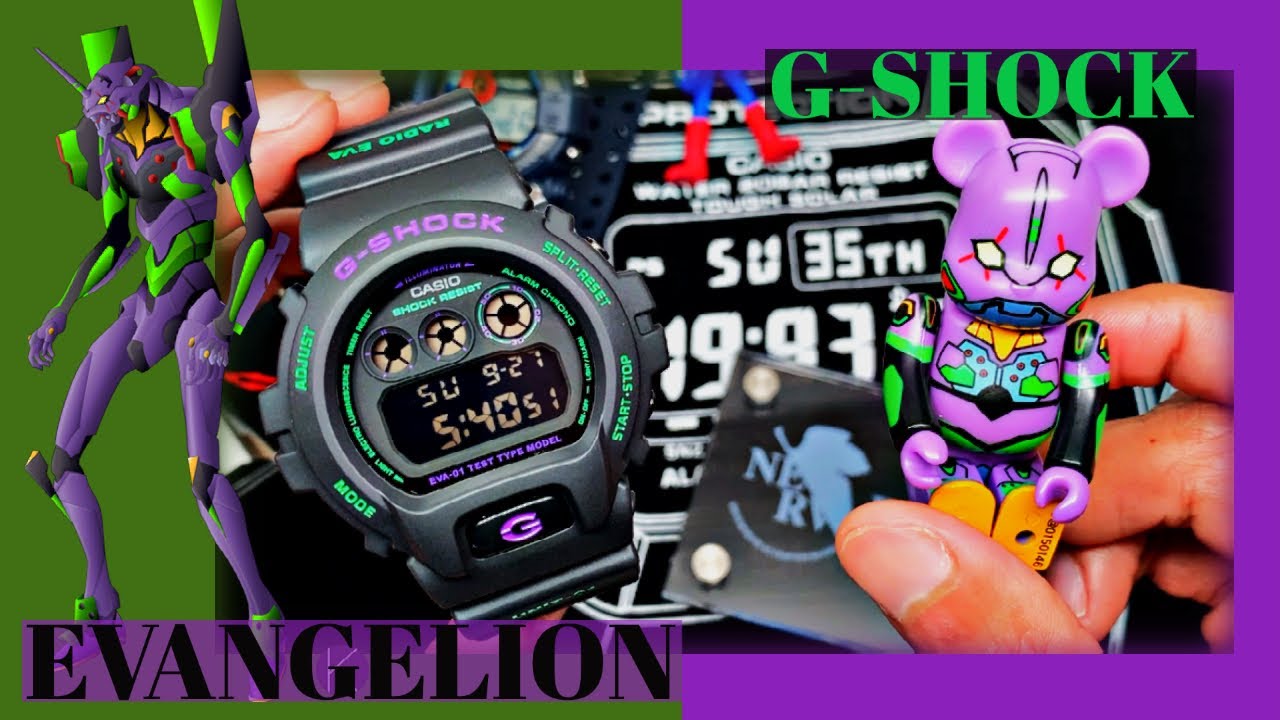 G-Shock Evangelion DW6900 2020 Release - Japan Exclusive Eva-01