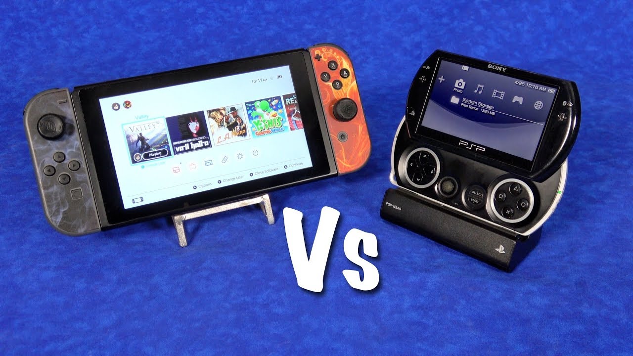 Nintendo SWITCH vs PSP Go - Sony did it 8 years earlier?!? - YouTube