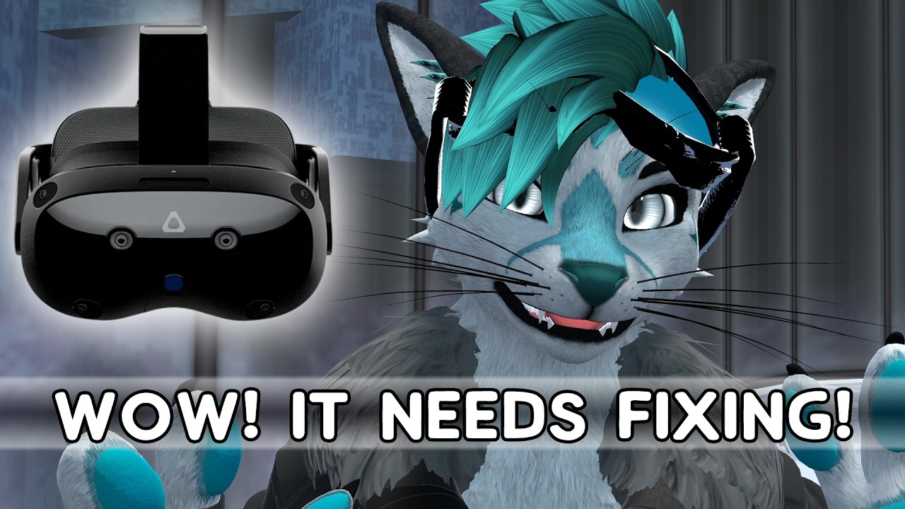 Vive Focus Vision (Face + Eye Tracking) in VRChat - YouTube