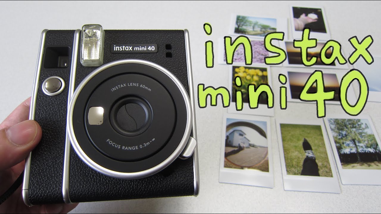 FUJIFILM instax mini 40 を買いました！開封＋準備＋撮影