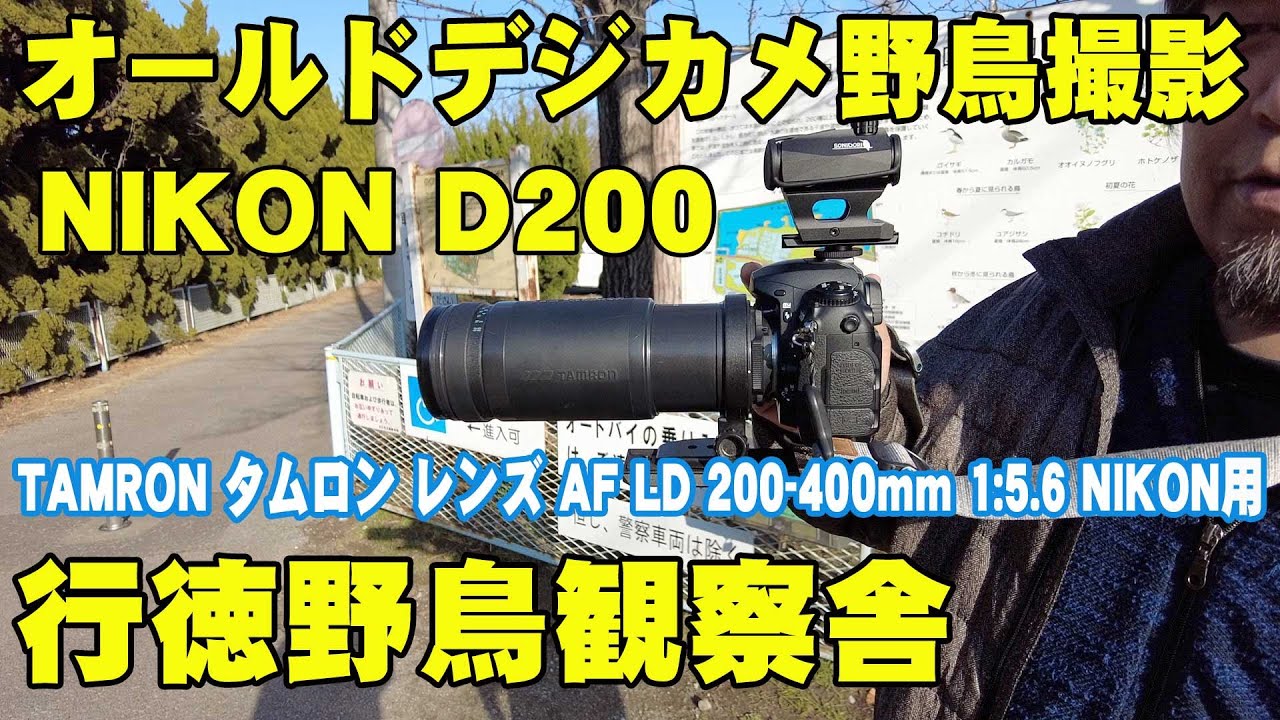オールドデジカメ野鳥撮影】NIKON D200／TAMRON タムロン レンズ AF LD