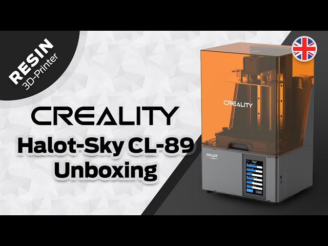 Creality HALOT SKY CL-89 Unboxing - new resin printer - unpacking