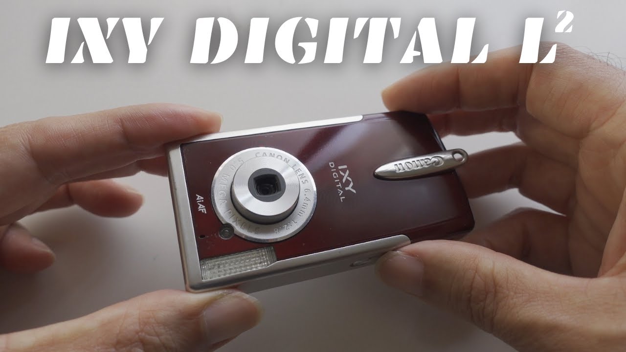 IXY DIGITAL L2は単焦点レンズにCCDセンサーでスタイリッシュな