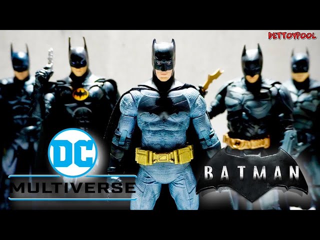 DCマルチバース】BVSバットマンを歴代バットマンフィギュアと比較し