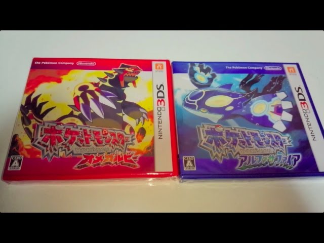 12年ぶりに復活！ポケモン オメガルビー・アルファサファイアを開封