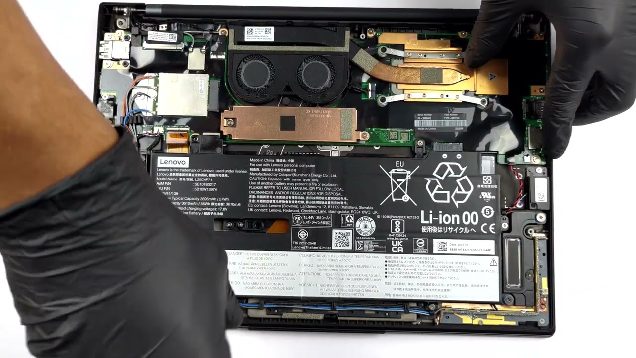 🛠️ Lenovo ThinkPad X1 Carbon 10th Gen - disassembly and upgrade
