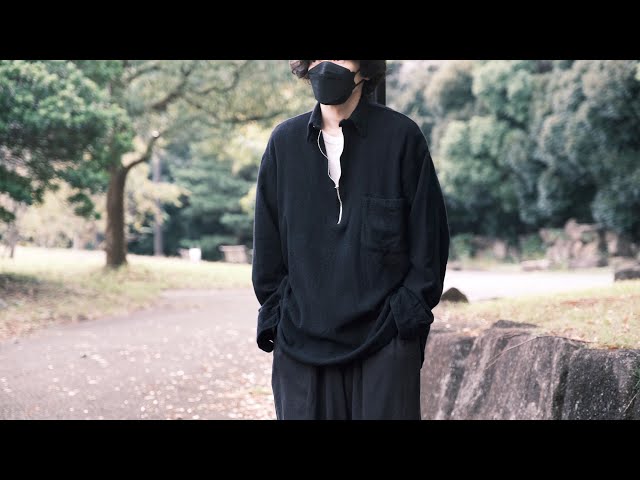 COMOLI】縮絨ウール ハーフジップシャツがブランドの自信作らしい