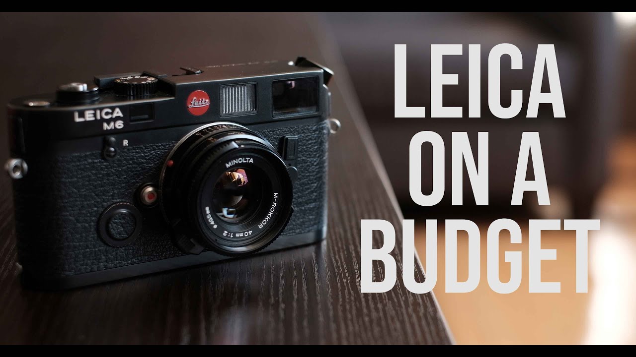 BUDGET Leica! The Minolta 40mm F2 - YouTube