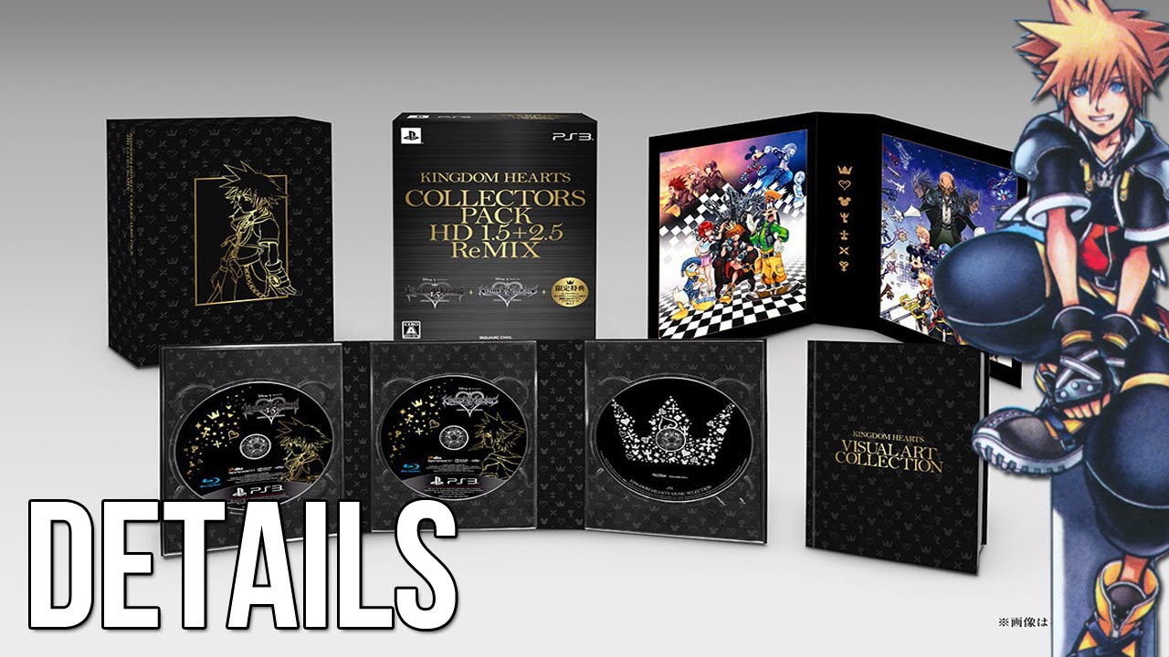 Kingdom Hearts HD 1.5 + 2.5 Remix Collectors Pack Details - YouTube