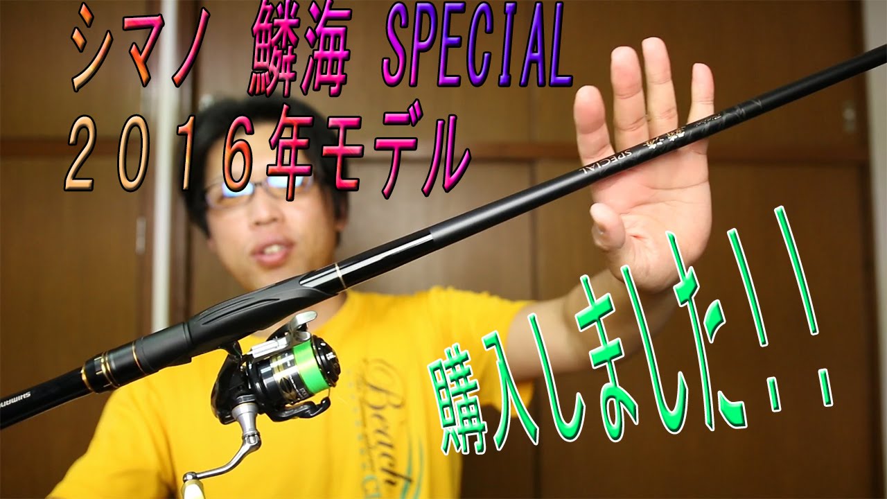 I bought the Shimano Chinu Rod Rinkai Special No. 0 530 2016 model