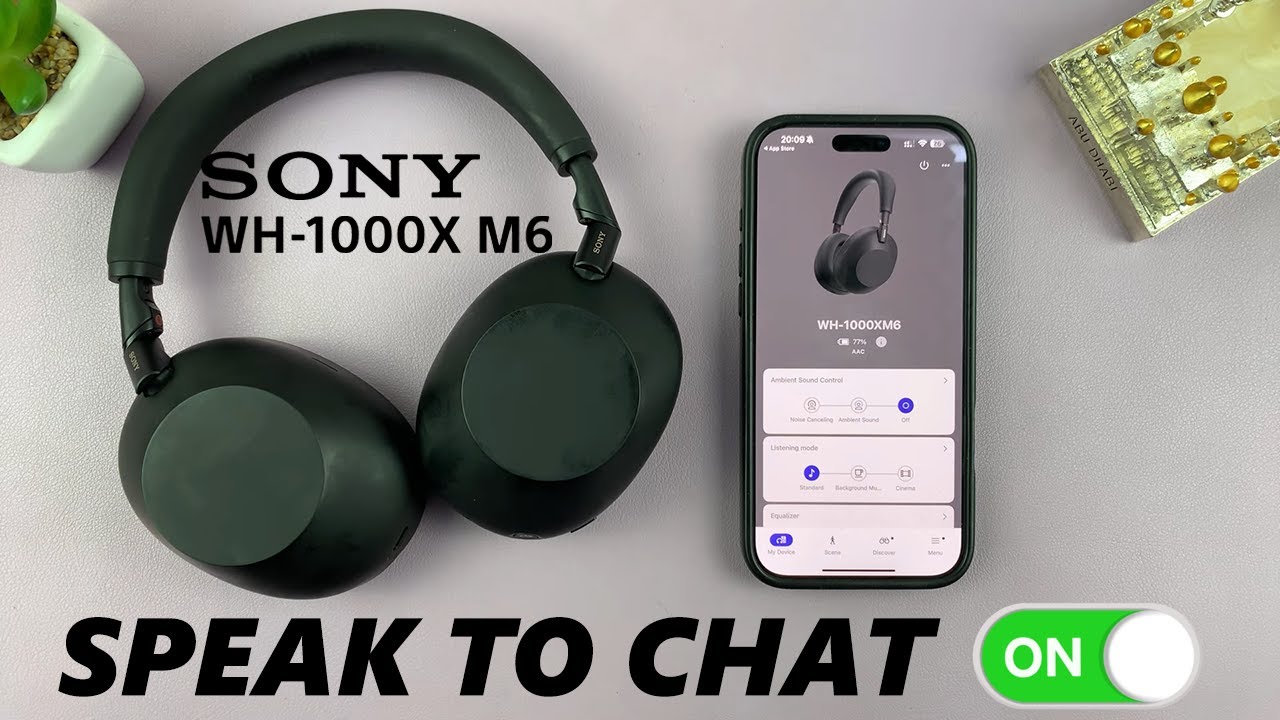 How To Enable Speak To Chat On Sony WH-1000XM6 - YouTube
