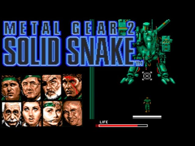 MSX2】メタルギア2 ソリッドスネーク【エンディングまで】 - YouTube