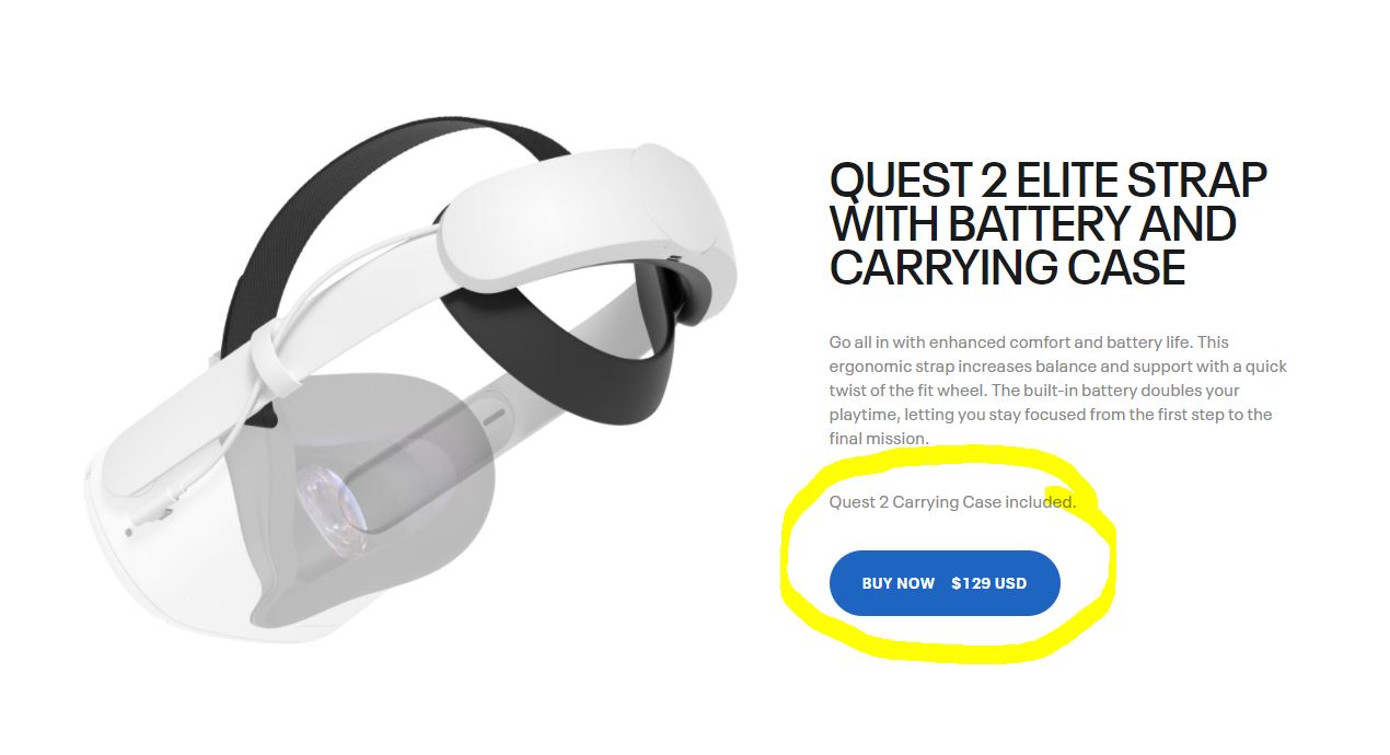 Oculus Quest 2 Elite Strap with Battery now available again | 360
