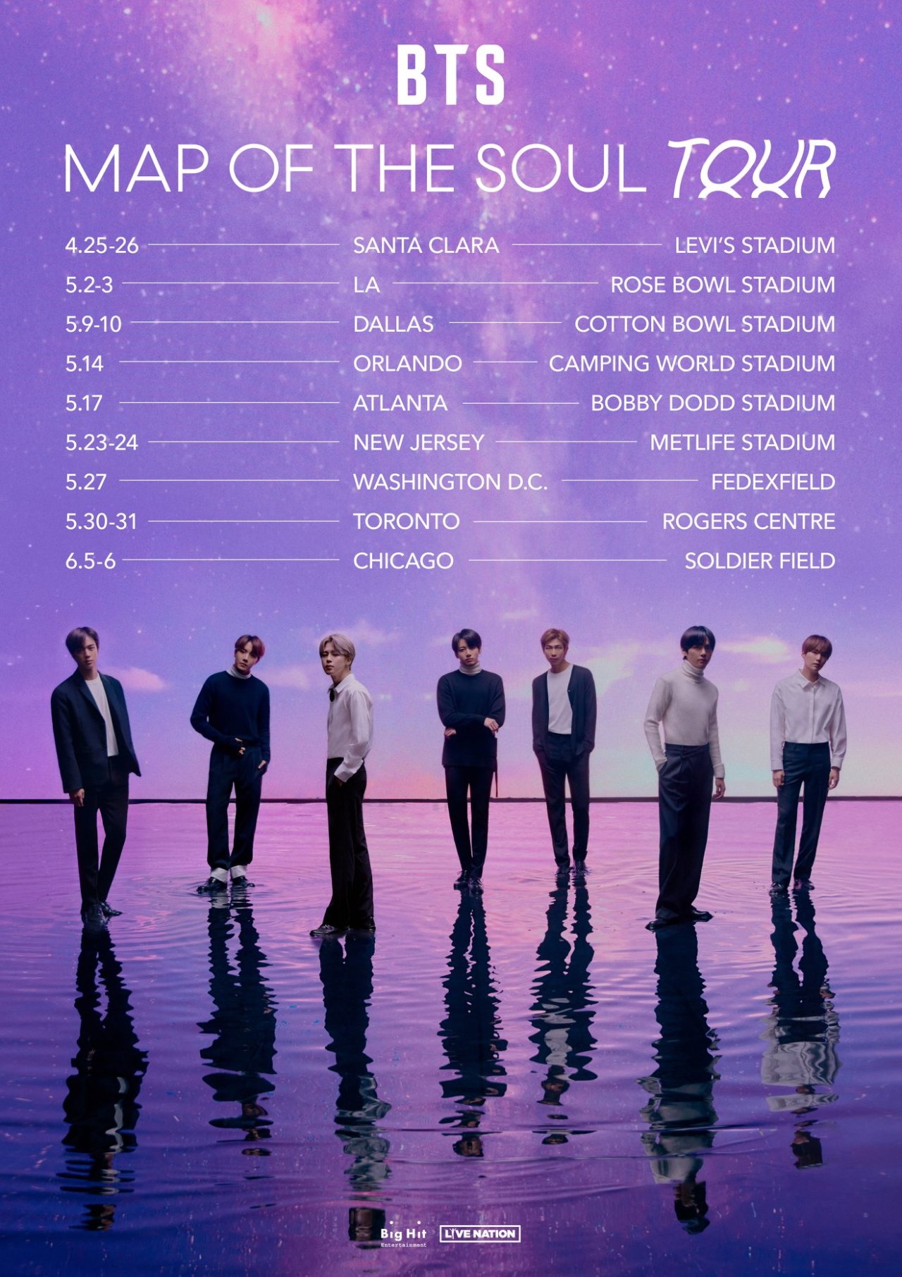 BTS Announce Map Of The Soul Tour Dates ♥ PlNKWIFI
