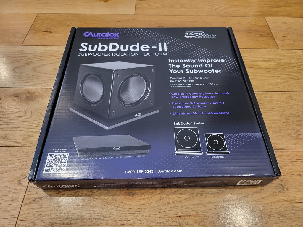 レビュー】サブウーファーの下にアイソレーションパッドを敷こう