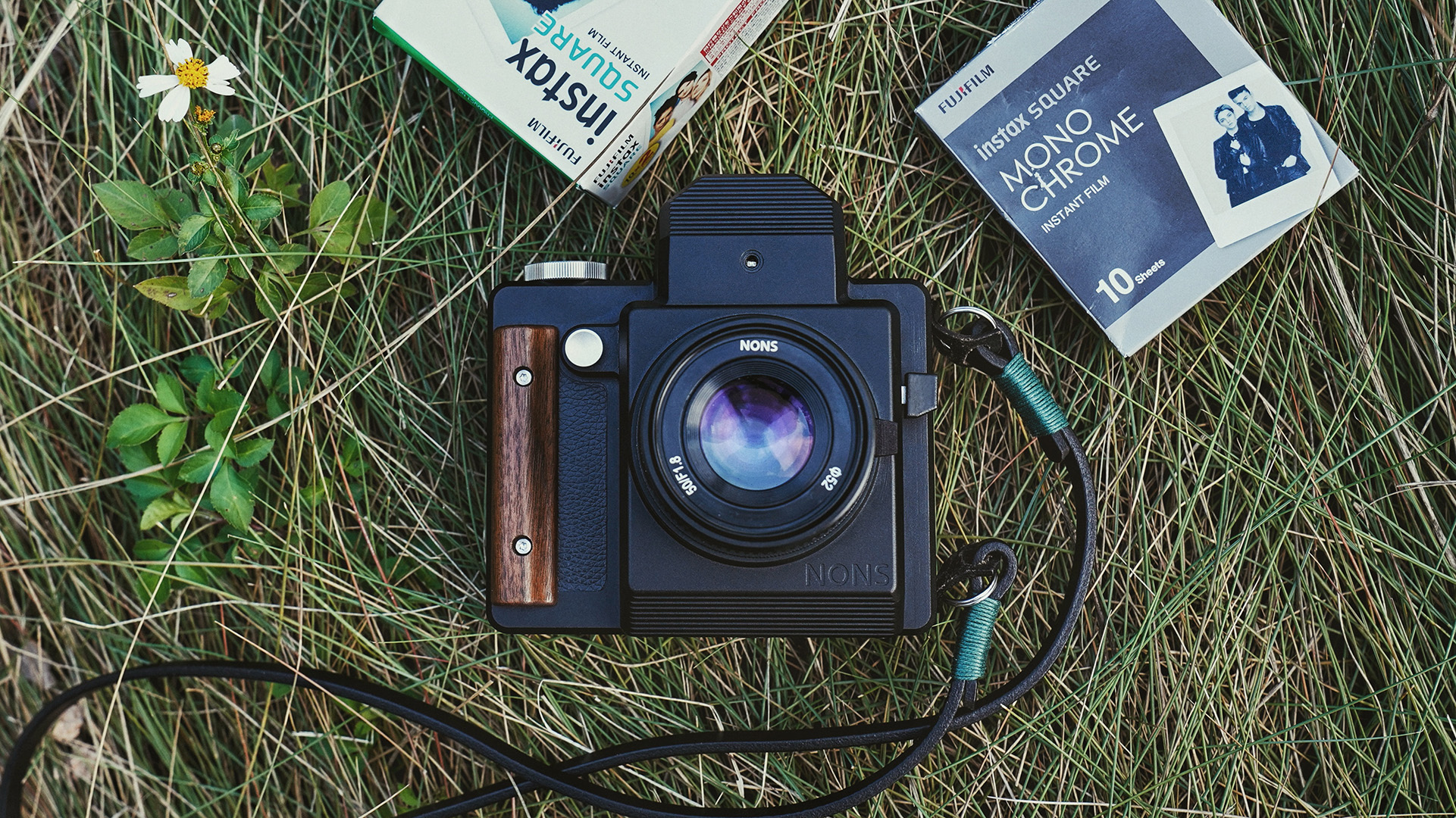 NONS SL660, an Interchangeable Lens SLR for Instax Square Film