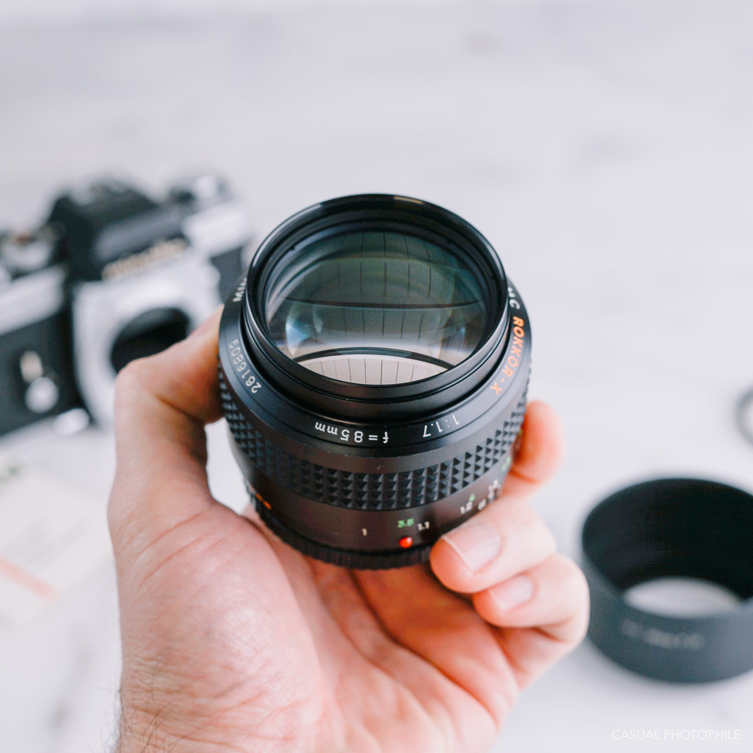 Minolta MC Rokkor X 85mm F/1.7 Fast Prime Portrait Lens Review