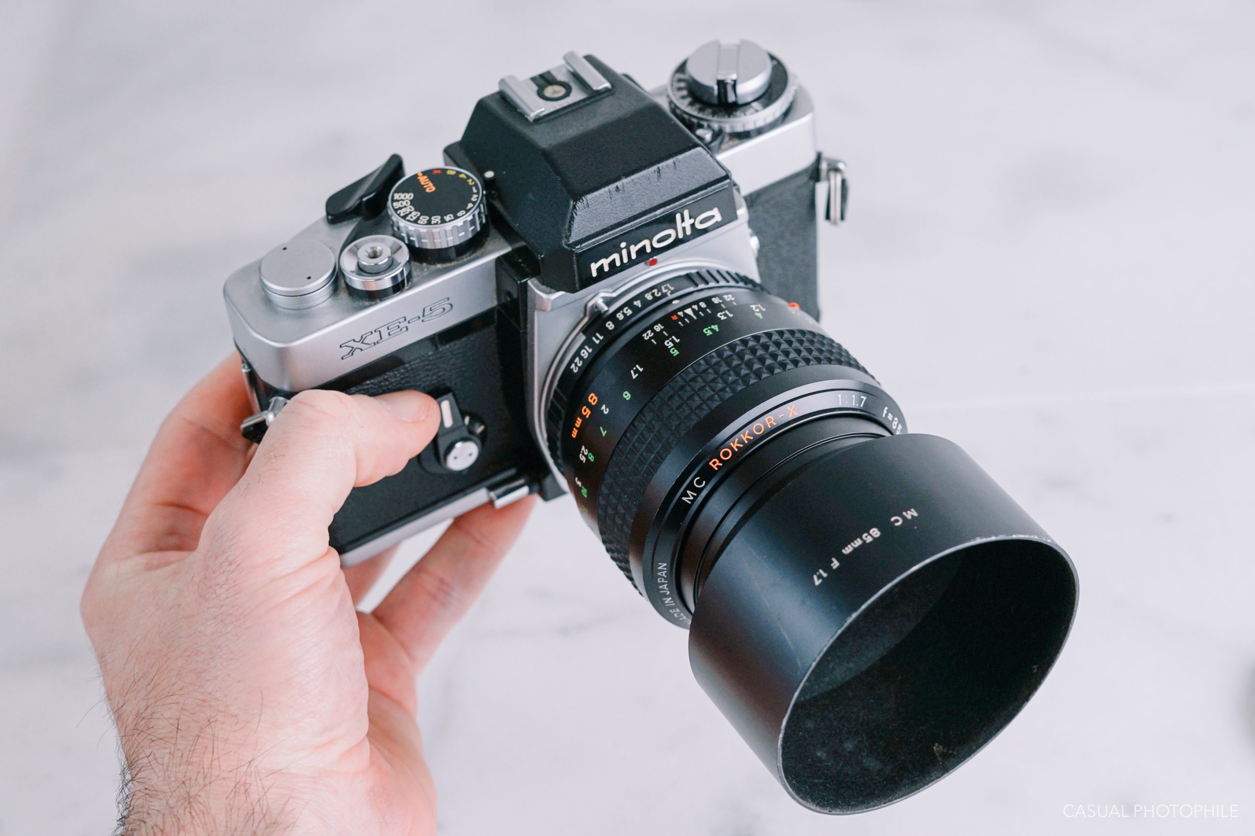Minolta MC Rokkor X 85mm F/1.7 Fast Prime Portrait Lens Review