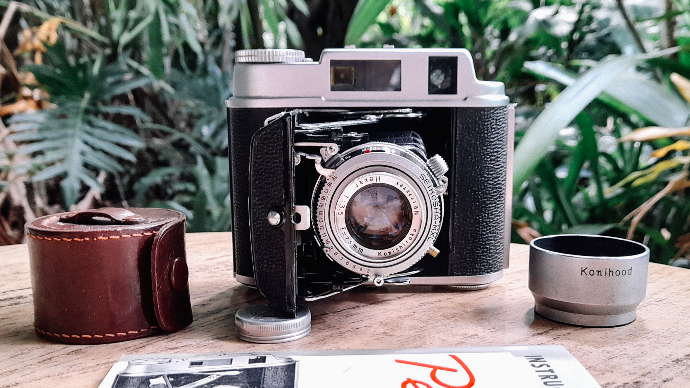 整備品】小西六(KONICA) Pearl Ⅳレンジファインダーフィルムカメラ