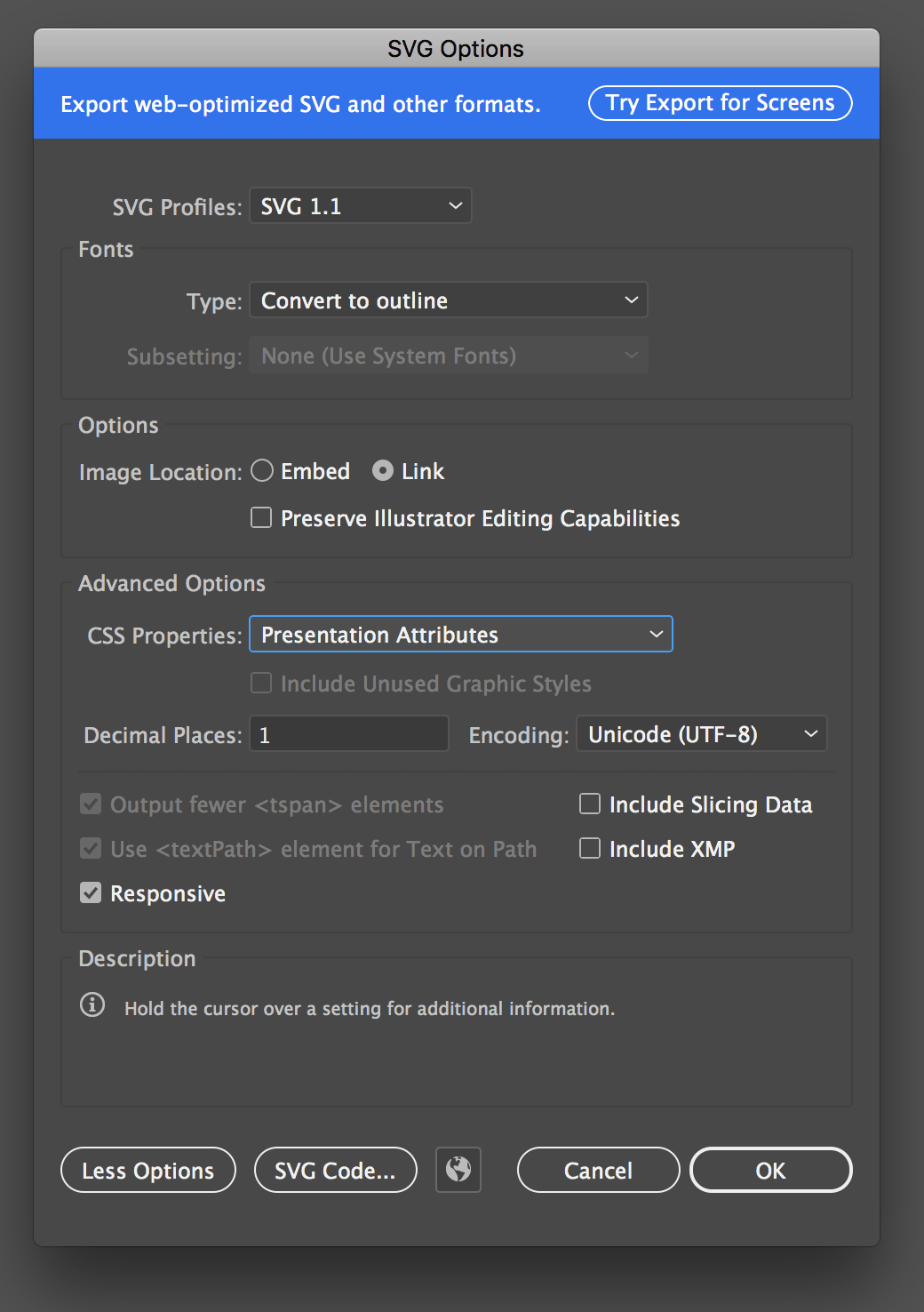 Adobe Illustrator Export Options | CSS-Tricks
