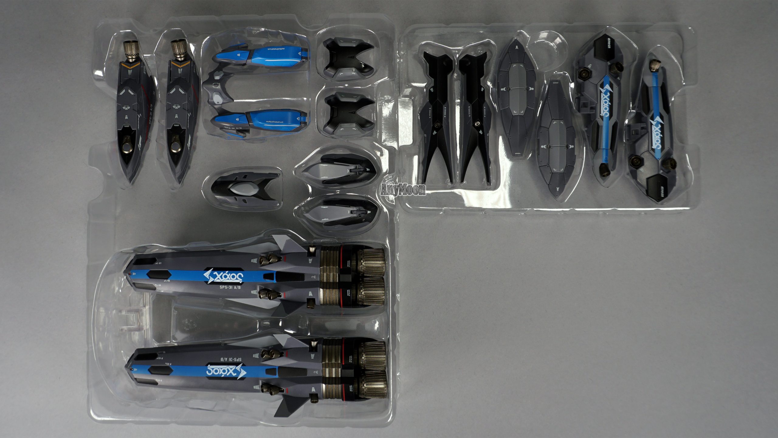 Accessories for Bandai 1/60 DX VF-31AX Toys: Super Parts