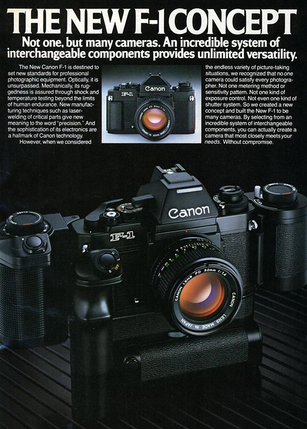 the Canon New F-1 - Aly's Vintage Camera Alley