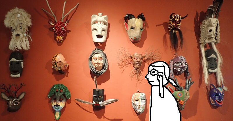 メキシコの仮面はおもしろい！⑧水木しげるが愛した木彫り仮面たち