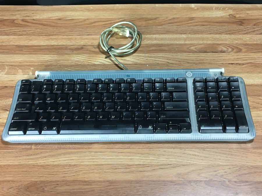Apple純正 USB Keyboard ジャンク品 1998年製 ケーブル Apple USB