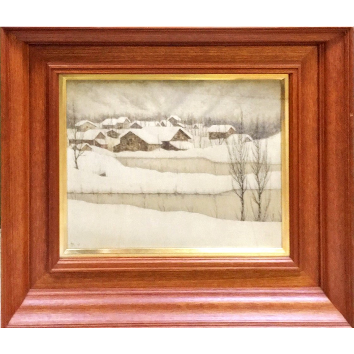 福井良之助「木立のある風景」 | 田島美術店 上野本店