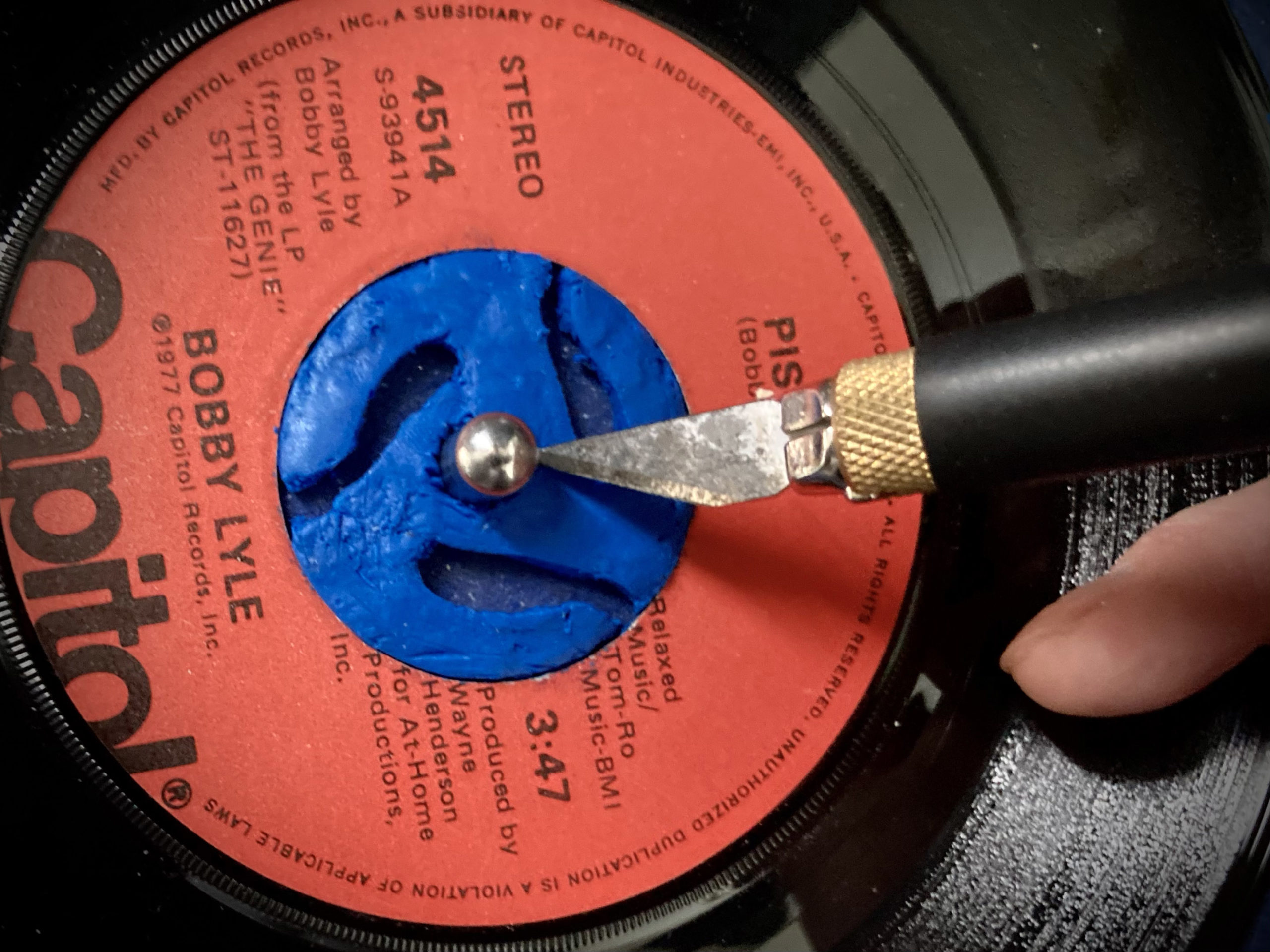 レコードハック】センターずれの7インチを聴けるようにしてみた