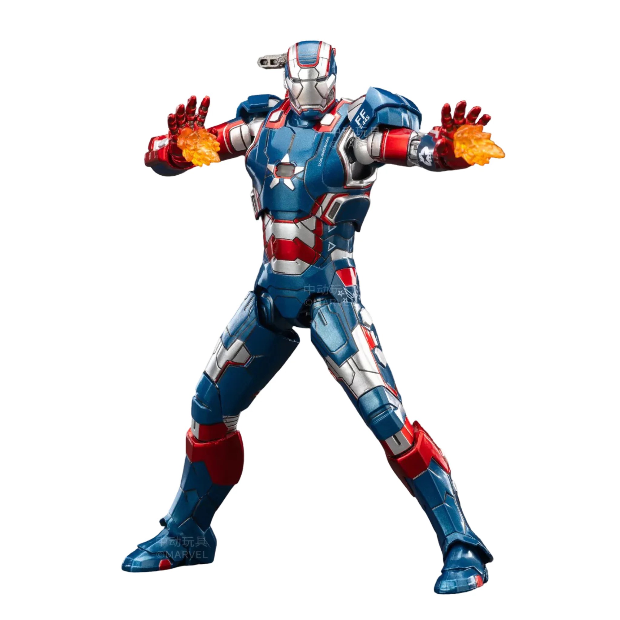 Iron Man Iron Patriot 7 inches Action Figure by ZD Toys