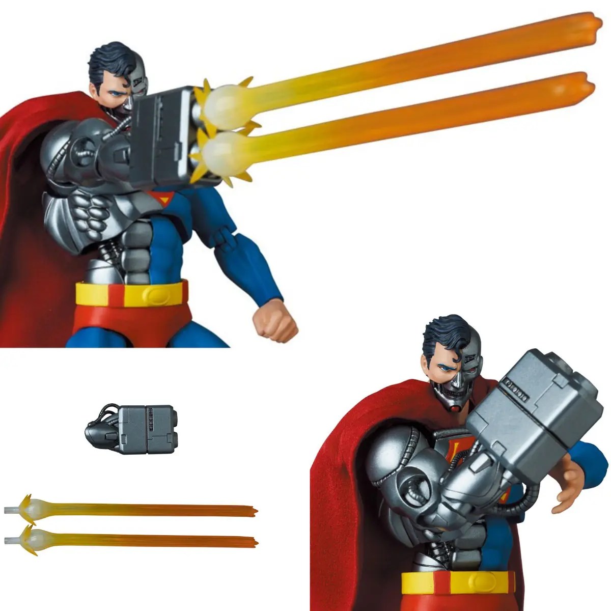 MAFEX No 164 CYBORG SUPERMAN Action Figure (Return Of Superman) Re