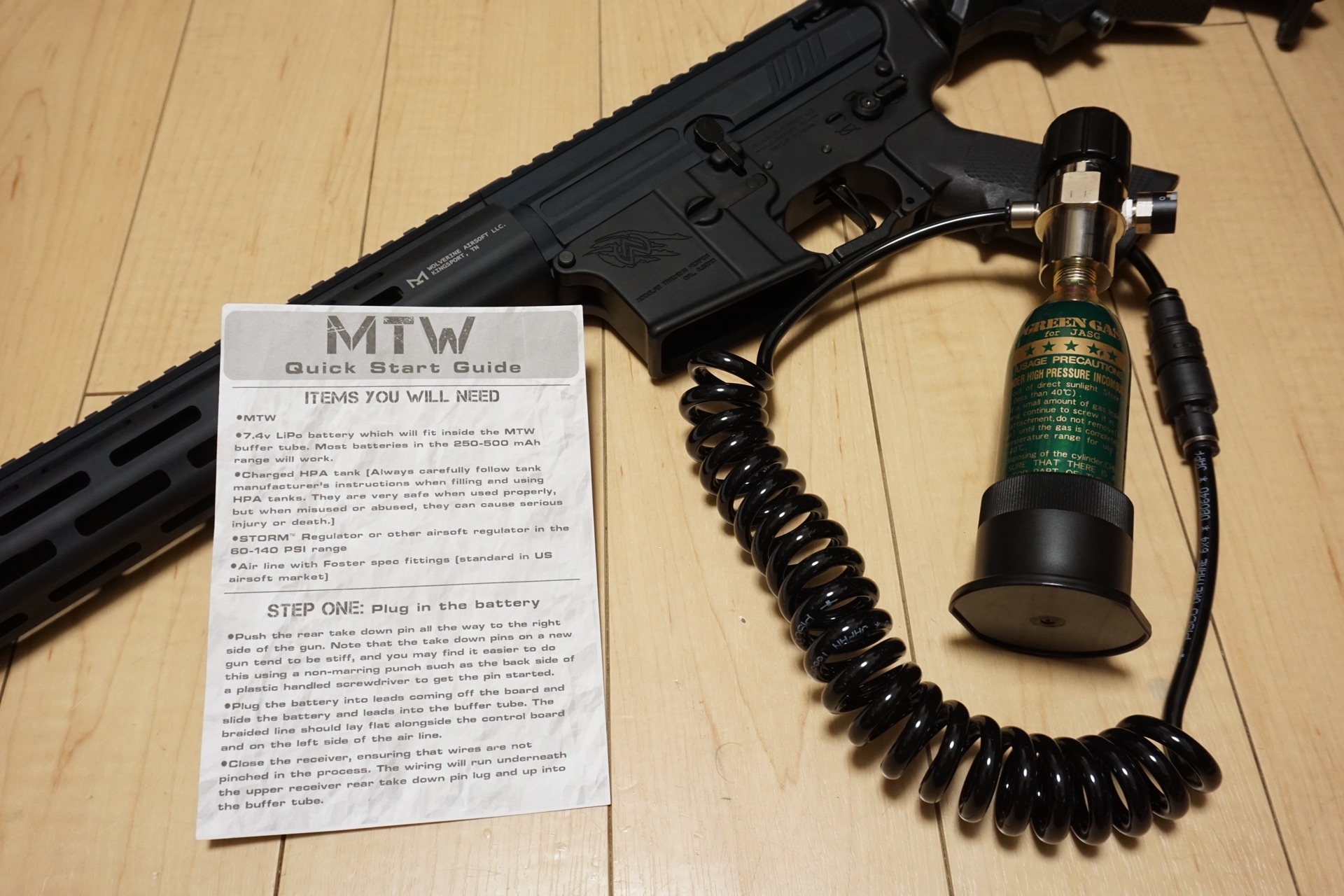 電磁弁ガスライフル Wolverine Airsoft MTWのレビュー | エボログ