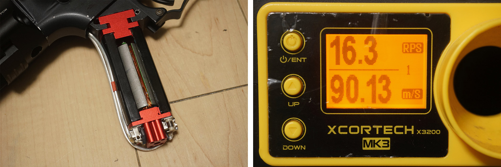 SYSTEMA PTW（トレポン）互換の中華製赤モーターのレビュー、490KUMIと