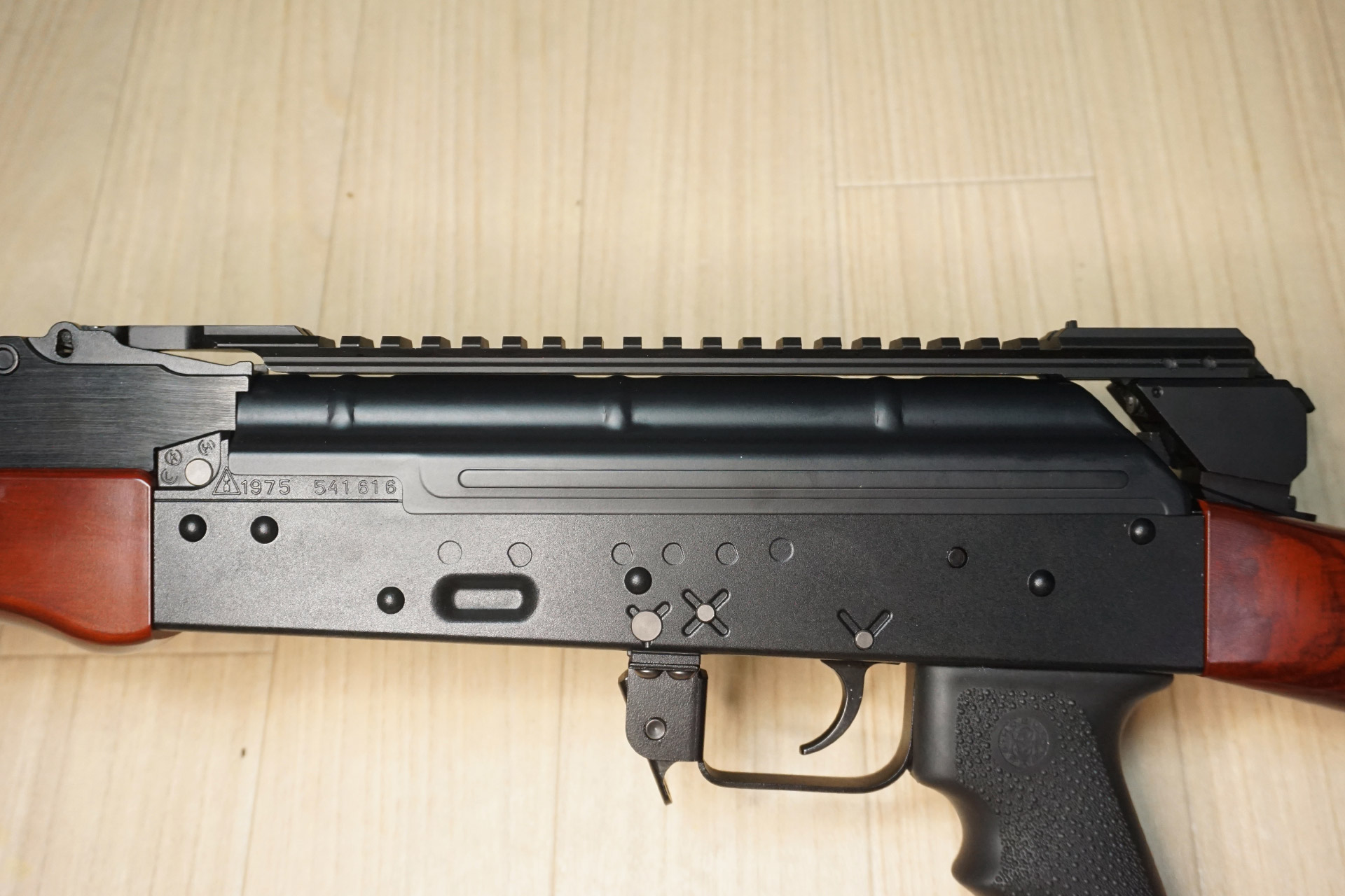 東京マルイ AKM GBB カスタム HOPパッキン、グリップ、トップレール