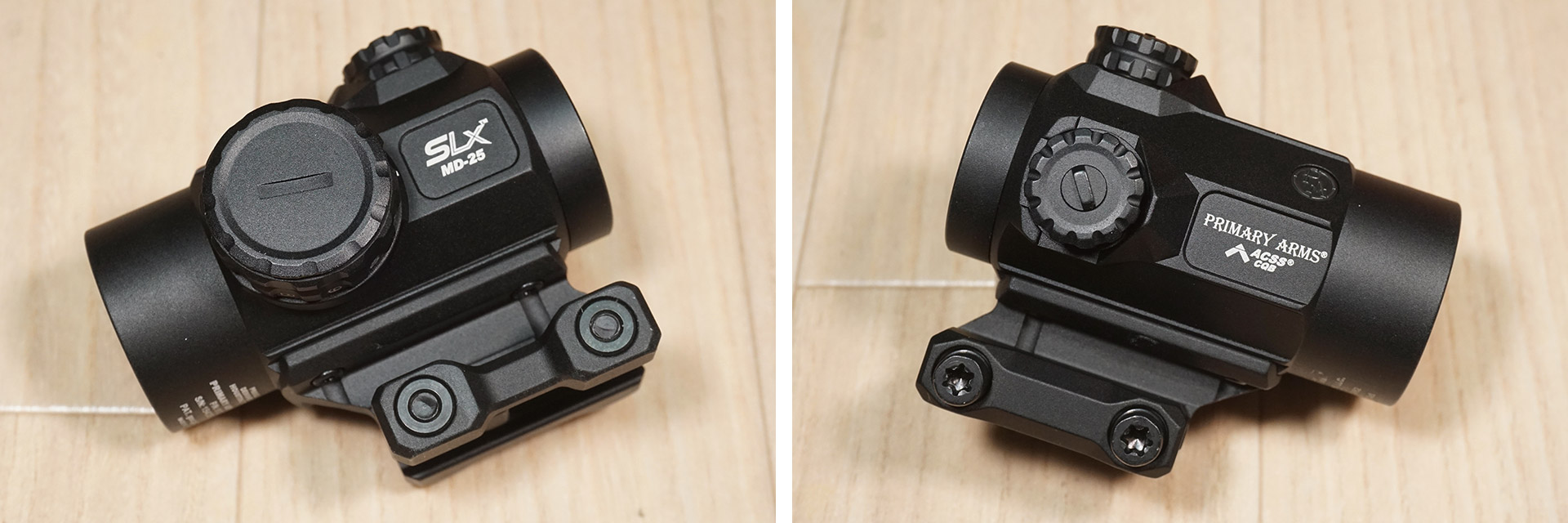 Primary Arms SLx MD-25 マイクロ レッドドット ACSS CQBレティクルを