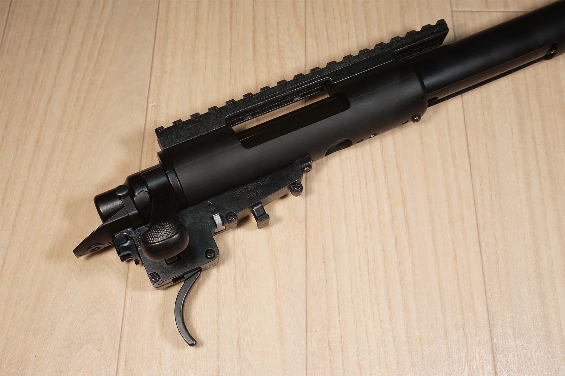 東京マルイ VSR-ONEにVSR10 Gスペックのピストンスプリングを入れて